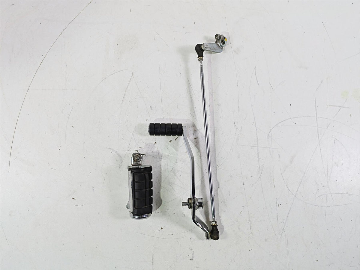 2002 Honda V-Twin VTX1800 C Left Footpeg & Shifter Shift Lever 24710-MCH-000 {{ shop.shopifyCountryName }} - Mototech271