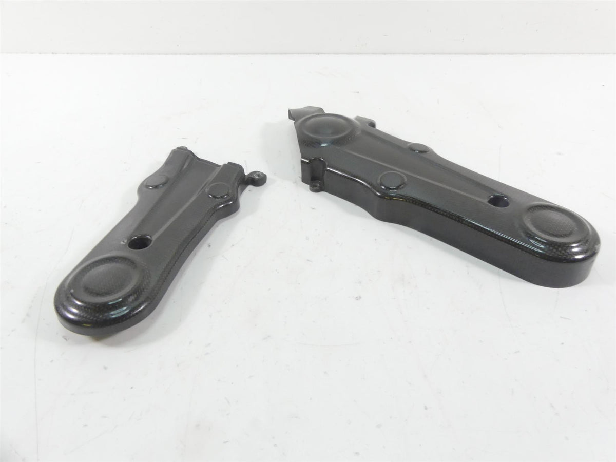 2011 Ducati Hypermotard 1100 SP Carbon Fiber Timing Belt Cover Set 24511041A {{ shop.shopifyCountryName }} - Mototech271