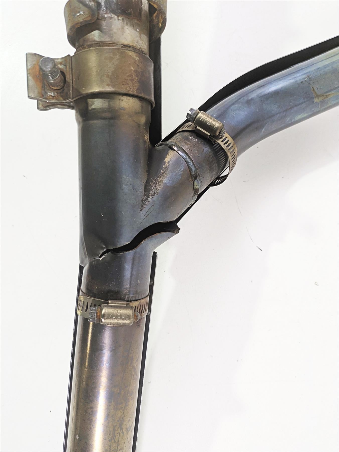 1999 Harley Touring FLHTCUI E-Glide Exhaust Header Manifold Set READ 65626-98C {{ shop.shopifyCountryName }} - Mototech271