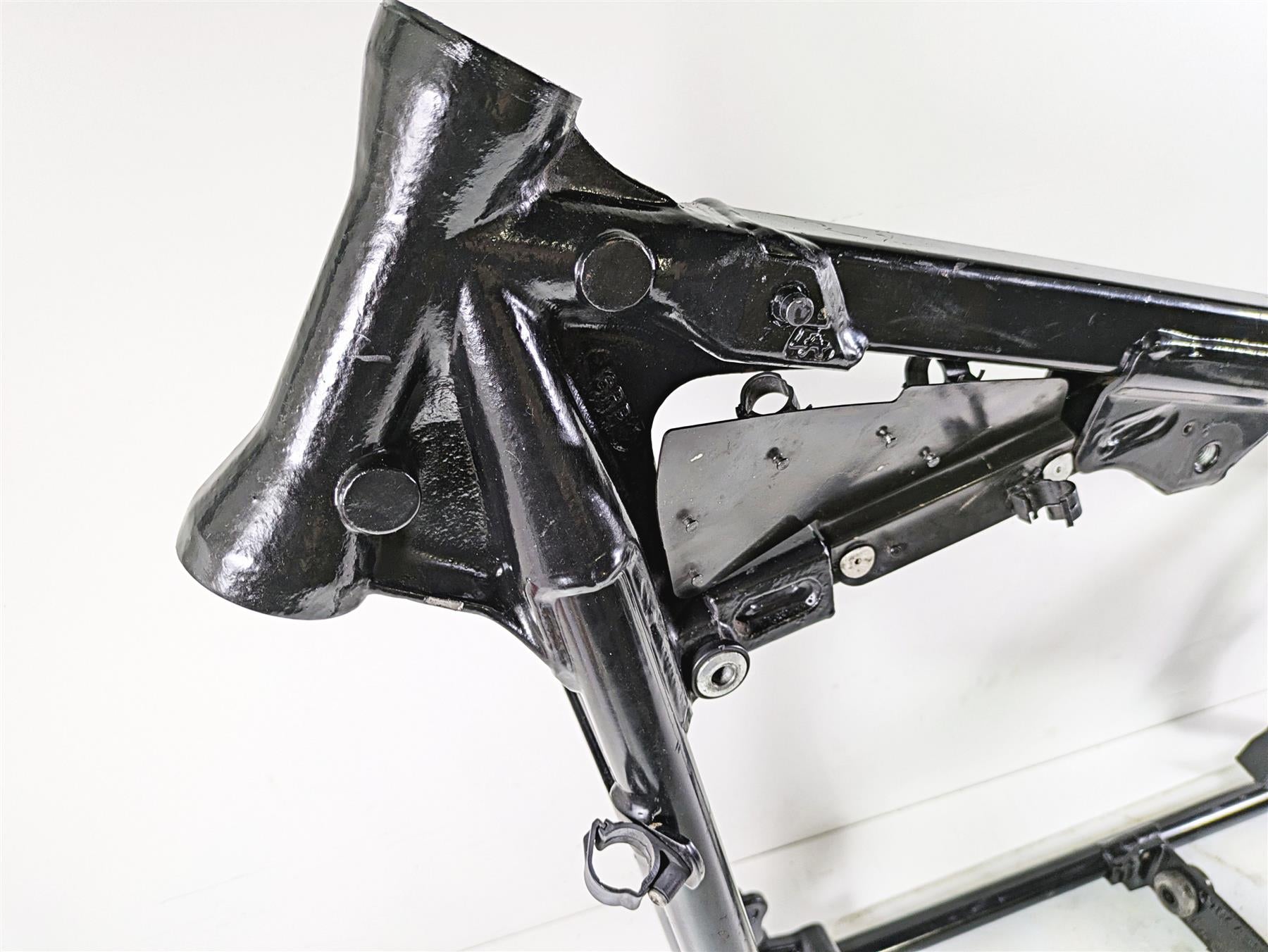 2003 Harley Softail FXSTDI Deuce 100th Straight Frame Chassis With Clear Arkansas Title 48887-00B {{ shop.shopifyCountryName }} - Mototech271