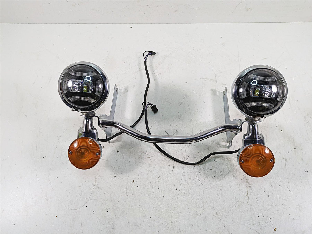 2009 Harley Touring FLHTCU Electra Glide Front Spot Light Blinker Bar 68712-94A {{ shop.shopifyCountryName }} - Mototech271