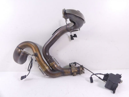 2015 Ducati Diavel Dark OEM Exhaust Header Manifold Pipe & Servo Set 57211562B {{ shop.shopifyCountryName }} - Mototech271
