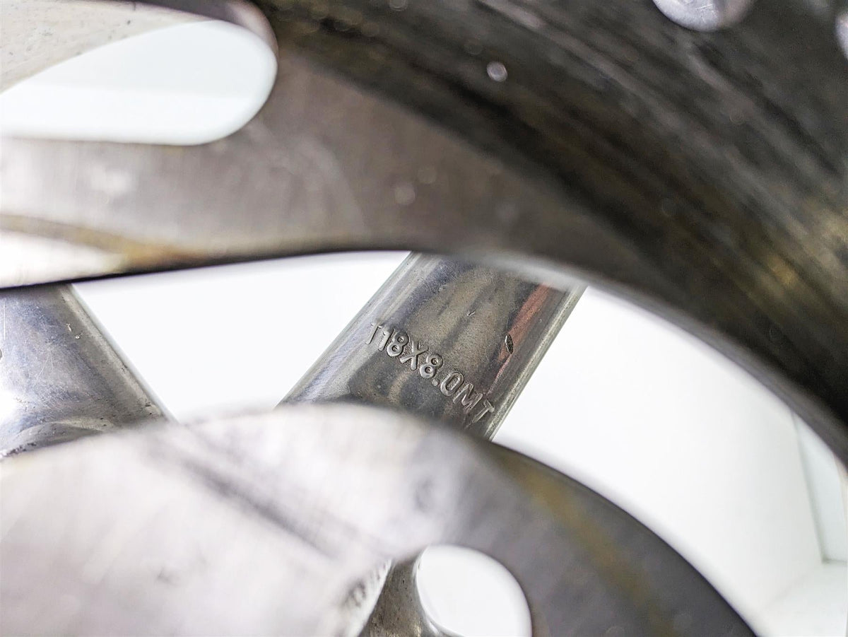 2009 Harley FXCWC Softail Rocker C Straight 18x8 Rear Wheel Rim 41497-08A {{ shop.shopifyCountryName }} - Mototech271