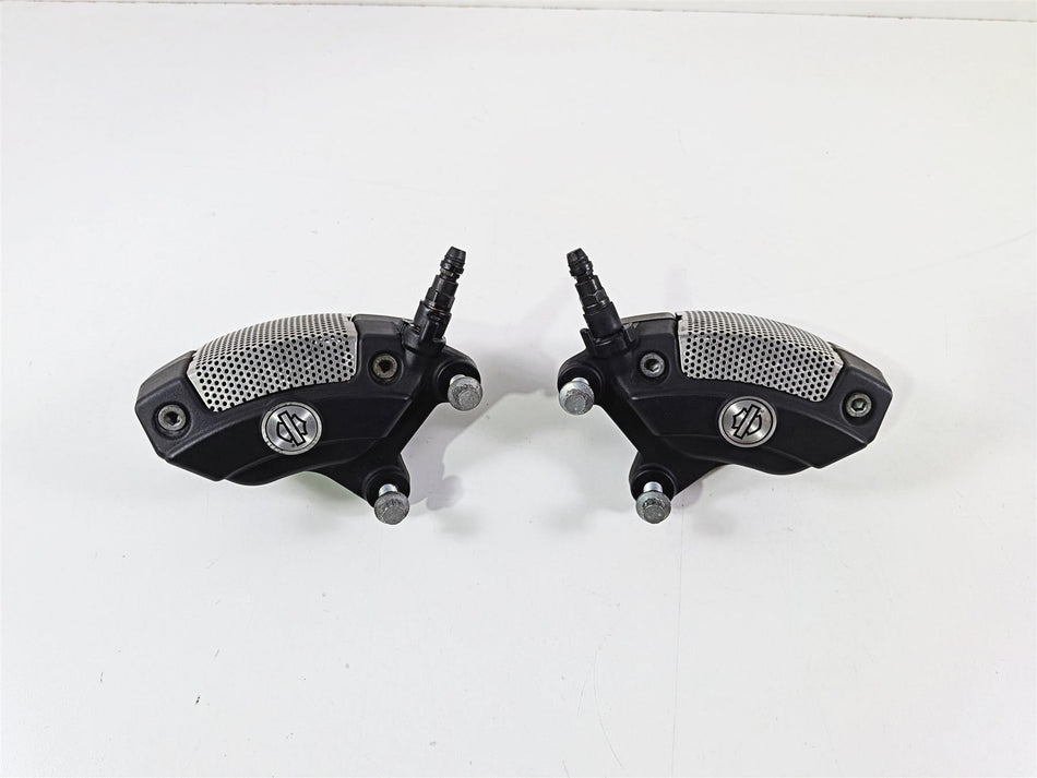 2016 Harley Touring FLHTK Electra Glide Brembo Front Brake Caliper Set 43027-08 44023-08-Mototech271