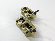 Load image into Gallery viewer, 2016 BMW S1000RR K46 Brembo Front Brake Caliper Set Gold 34117714783 34117714784
