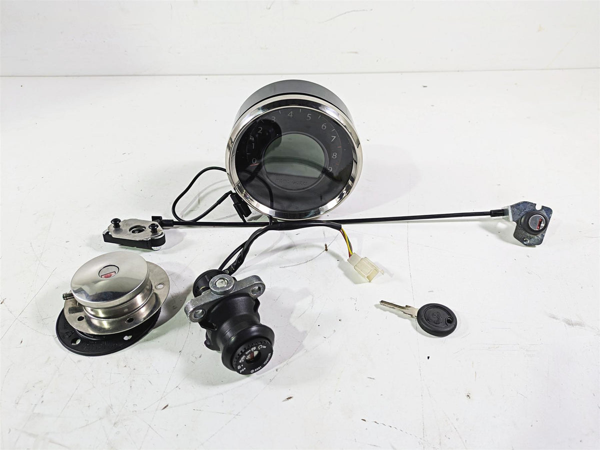 2014 Moto Guzzi California 1400 Touring Ignition Switch Key Speedo 8K B063709 {{ shop.shopifyCountryName }} - Mototech271