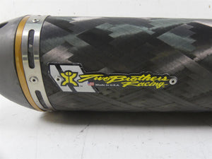 2008 Yamaha FZ1 Fazer 2 Brothers Racing Carbon Slip On Muffler 005-1500406V-B