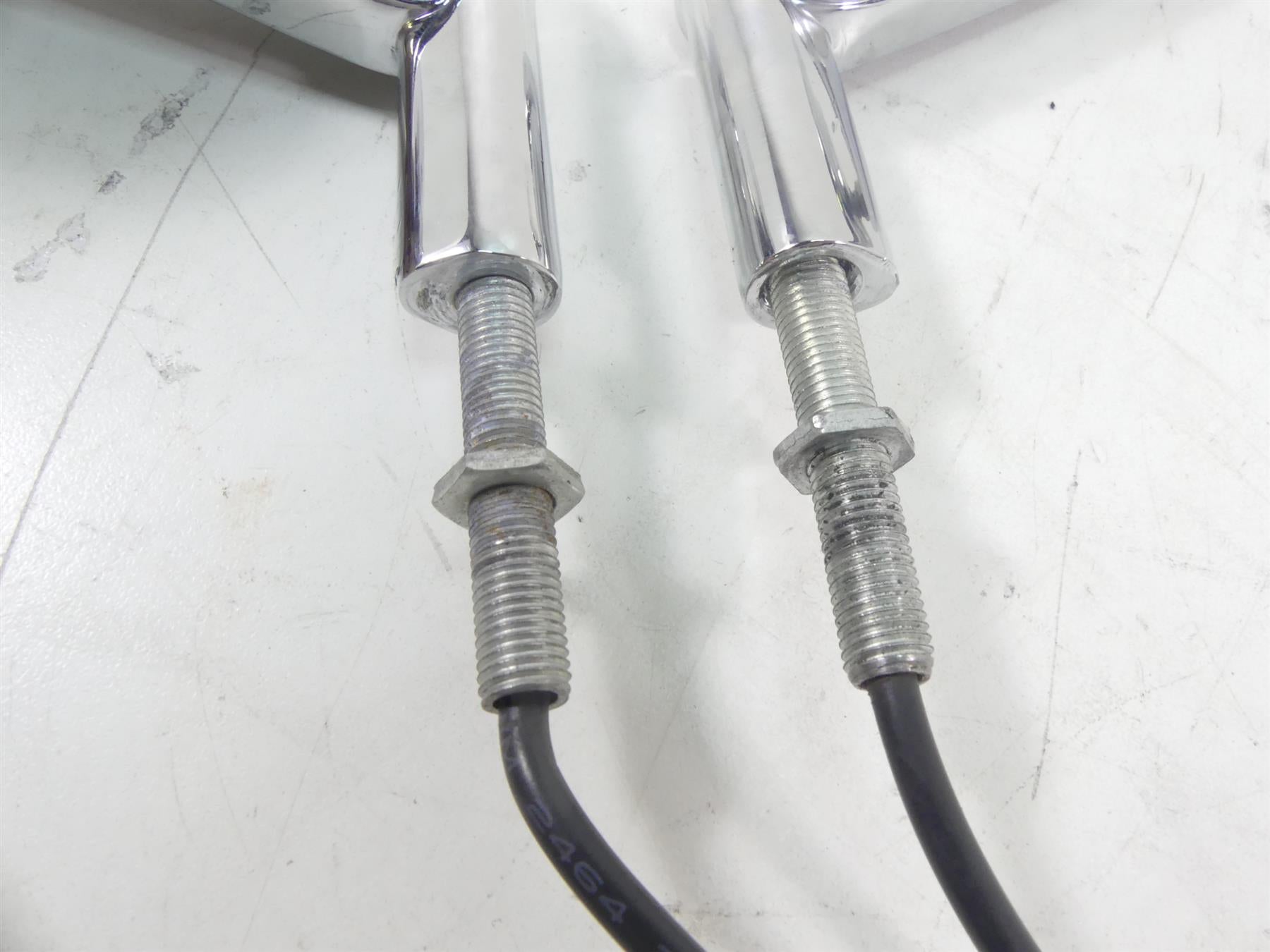 1995 Harley Dyna FXDL Low Rider Chrome Front Blinker Mirror Set {{ shop.shopifyCountryName }} - Mototech271