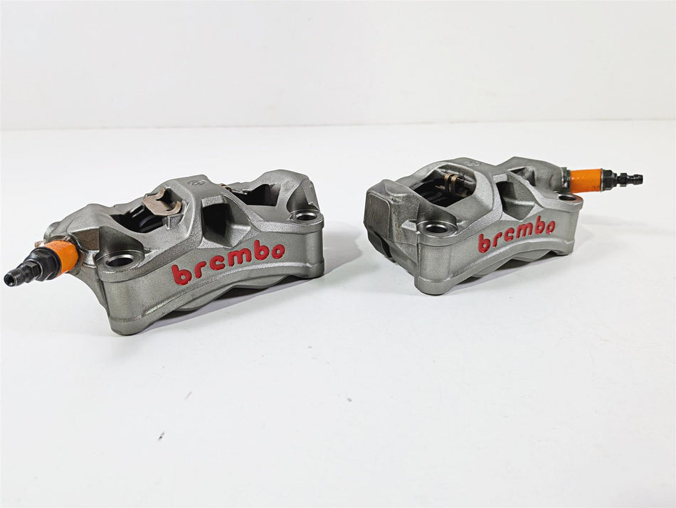 2022 Triumph Tiger 900 GT Pro Front Brembo M4 Brake Caliper Set 100mm T2028670 {{ shop.shopifyCountryName }} - Mototech271