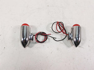 1999 Harley Touring FLHTC Electra Glide Trunk Side Light Lamp Chrome Set | Mototech271