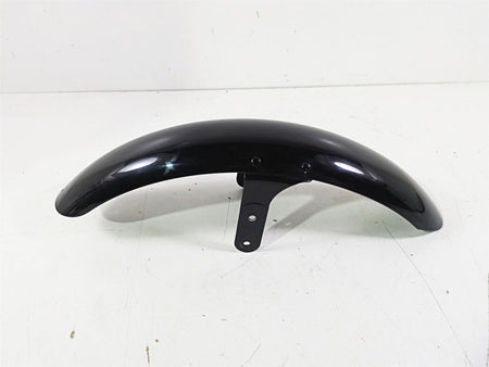 2009 Harley FXCWC Softail Rocker Straight Front Fender Vivid Black 60158-08 {{ shop.shopifyCountryName }} - Mototech271