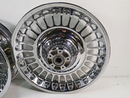 2010 Harley Touring FLHTCU Electra Glide Front Rear Chrome Wheel Set 43300161 {{ shop.shopifyCountryName }} - Mototech271