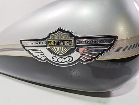 2003 Harley Touring FLHTCUI 100TH E-Glide Fuel Gas Petrol Tank & Emblem 61356-03 {{ shop.shopifyCountryName }} - Mototech271