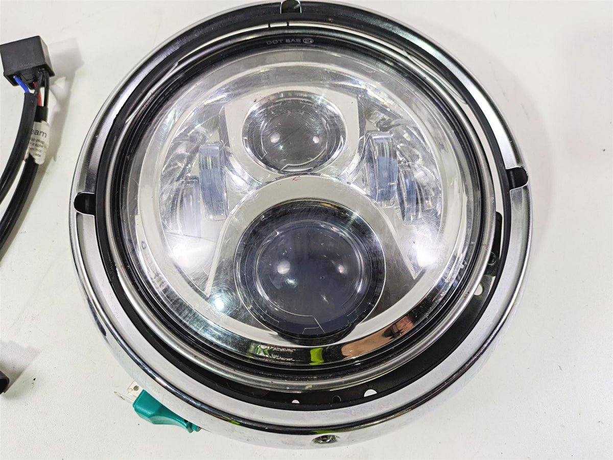 2016 Harley Touring FLHR Road King Led Headlight Head Light Lamp 67700204 {{ shop.shopifyCountryName }} - Mototech271