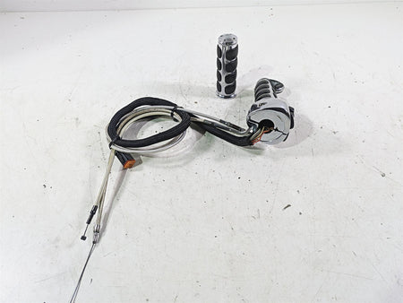 2002 Harley FLSTC Softail Heritage Right Chrome Hand Control Switch 71684-06A {{ shop.shopifyCountryName }} - Mototech271