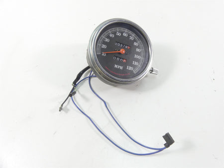 1993 Harley FXSTS Softail Springer Speedometer Gauge Instrument - 20K 67011-91 {{ shop.shopifyCountryName }} - Mototech271