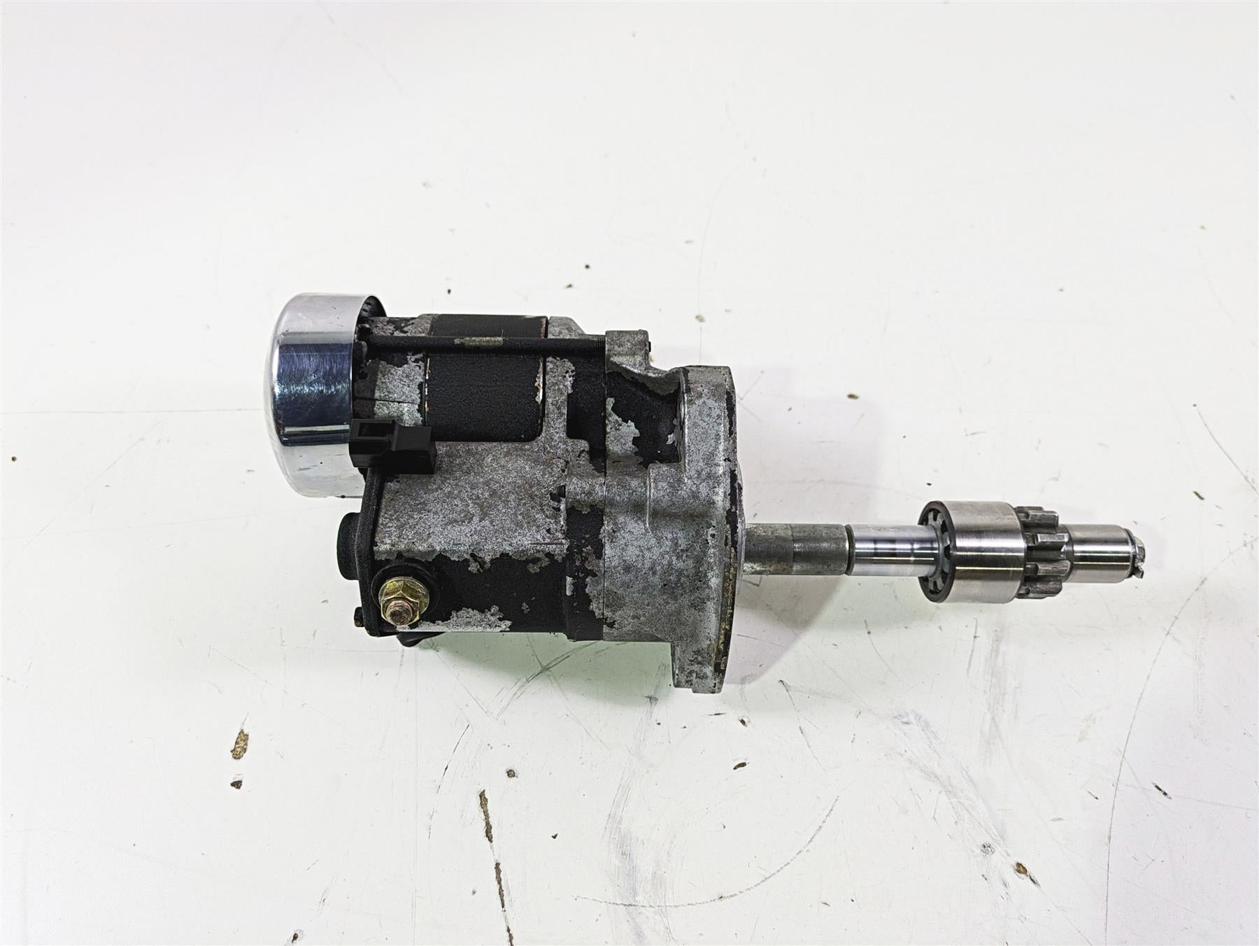 1992 Harley FLSTC Softail Heritage Engine Starter Motor + Cover 31553-90A {{ shop.shopifyCountryName }} - Mototech271