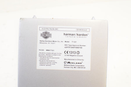09 Harley FLHTCUSE4 CVO Electra Glide CB Module HARMAN CARDON 76236-06c {{ shop.shopifyCountryName }} - Mototech271