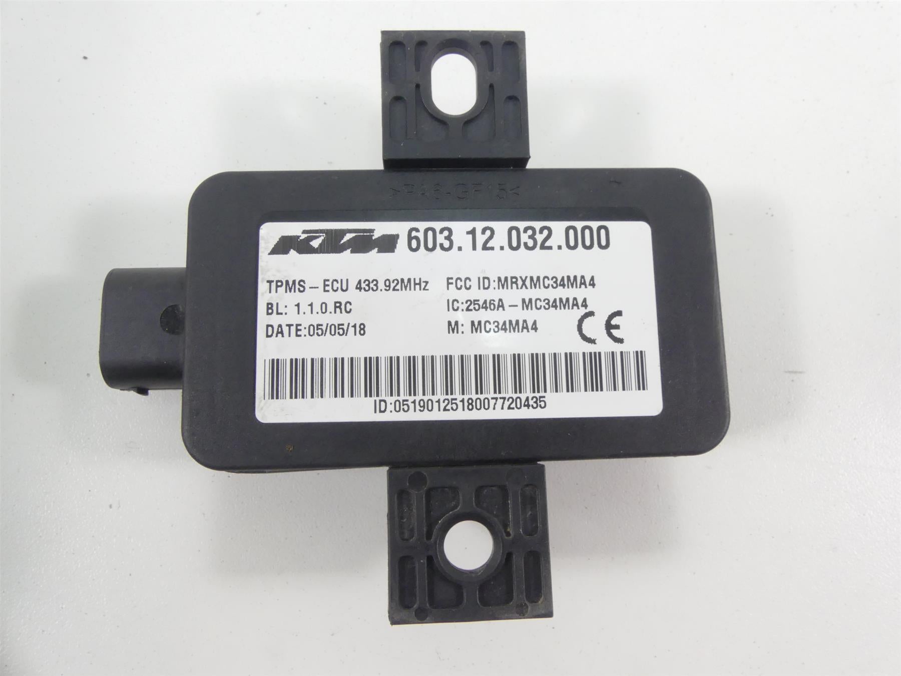 2019 KTM 1290R Super Adventure Tire Pressure Module & Sensor Set 60312032000 {{ shop.shopifyCountryName }} - Mototech271