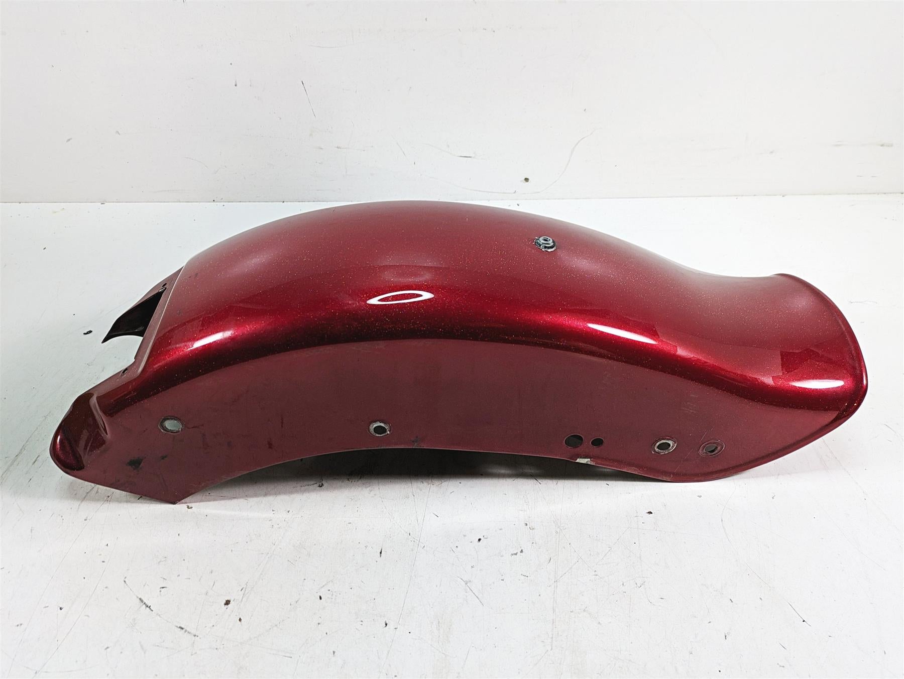 1999 Harley FXSTS Softail Springer Rear Fender Red Pearl Custom Paint 59753-97 {{ shop.shopifyCountryName }} - Mototech271