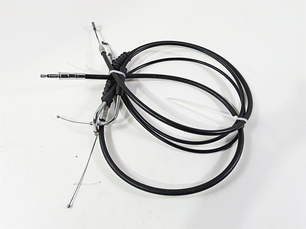 2011 Harley FXDC Dyna Super Glide 12" Extended Throttle Clutch Cable Set {{ shop.shopifyCountryName }} - Mototech271