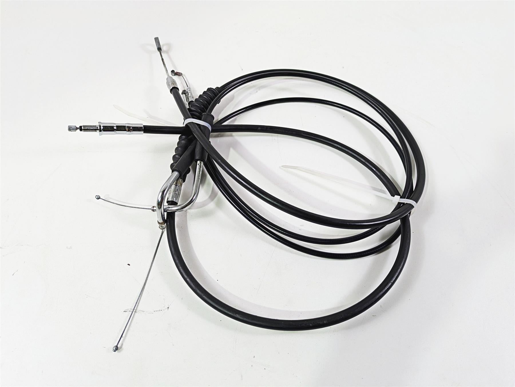 2011 Harley FXDC Dyna Super Glide 12" Extended Throttle Clutch Cable Set {{ shop.shopifyCountryName }} - Mototech271
