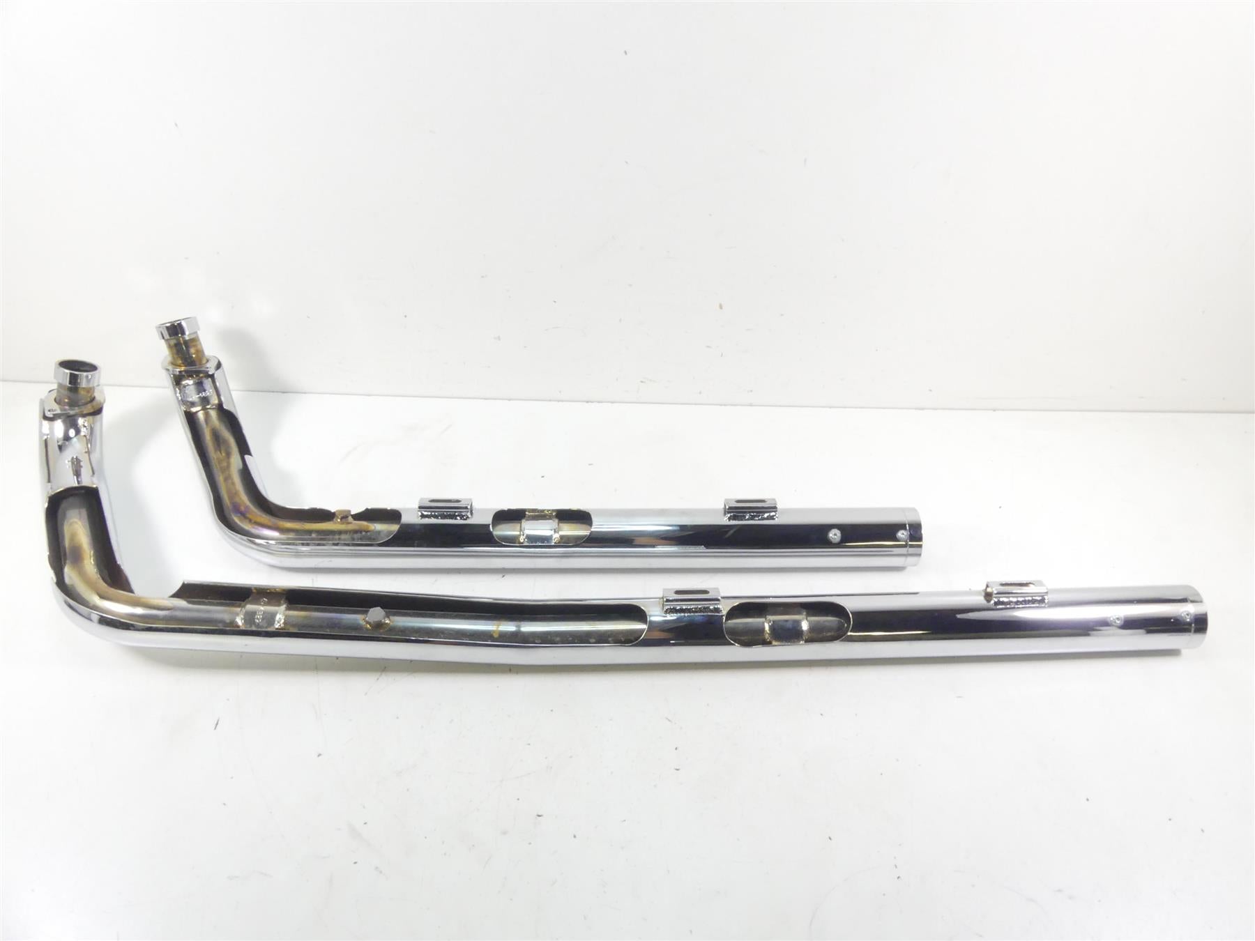2001 Yamaha XV1600 Road Star Hard Krome 3" Big Straights Exhaust System 45-4829 {{ shop.shopifyCountryName }} - Mototech271