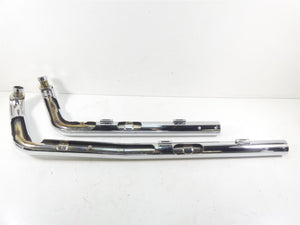 2001 Yamaha XV1600 Road Star Hard Krome 3" Big Straights Exhaust System 45-4829