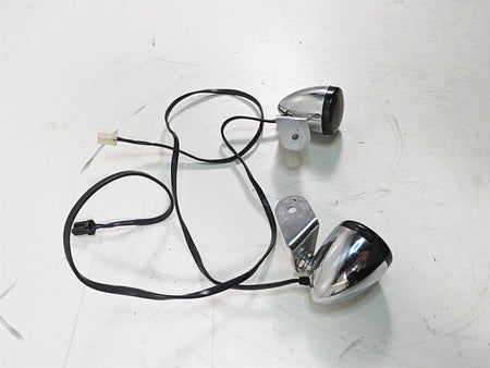 2012 Harley FLD Dyna Switchback Front Led Turn Signal Smoke Blinker Set 68972-00 {{ shop.shopifyCountryName }} - Mototech271