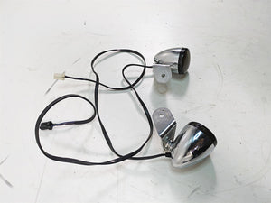 2012 Harley FLD Dyna Switchback Front Led Turn Signal Smoke Blinker Set 68972-00