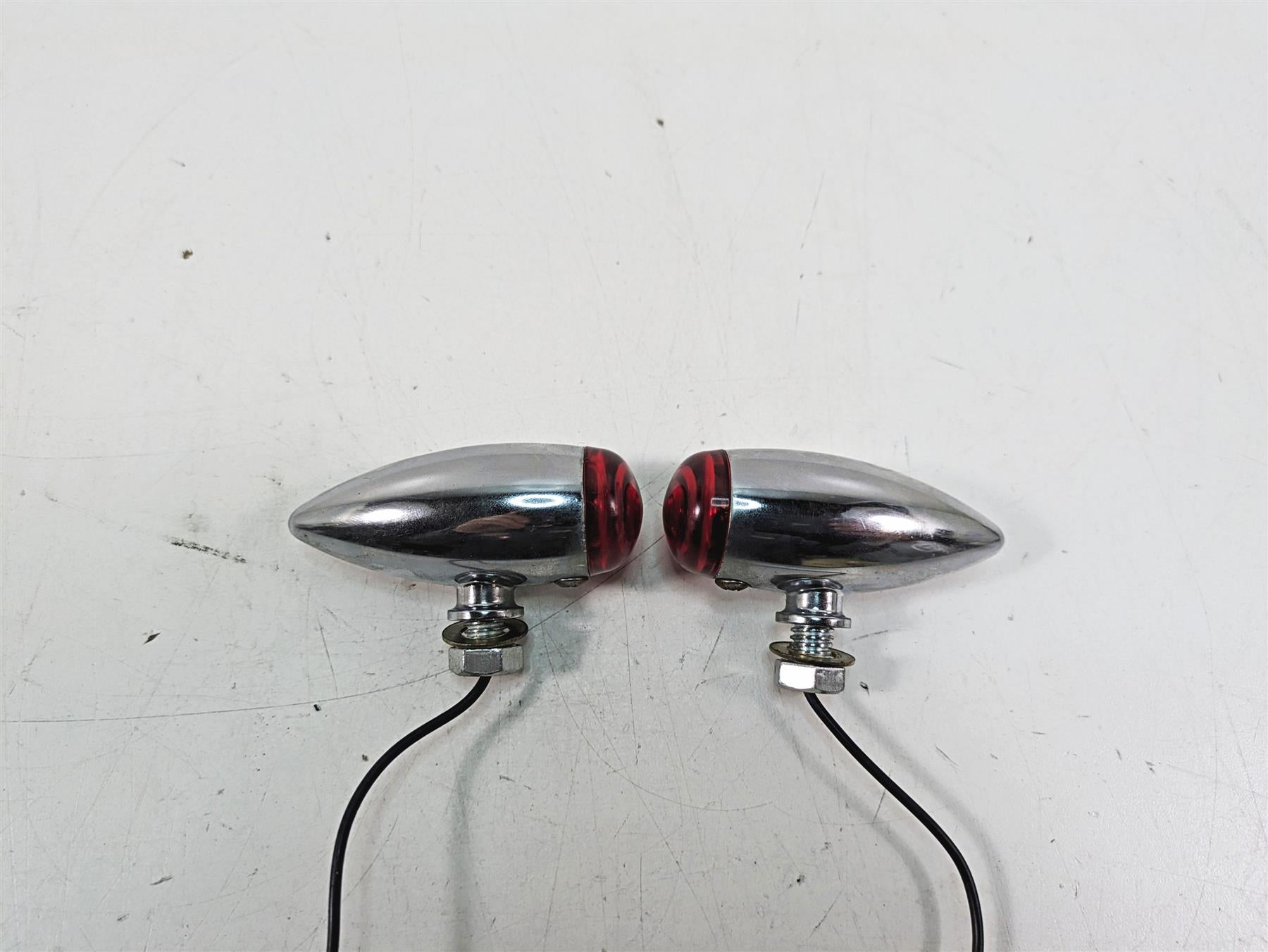 2000 Harley FXSTS Softail Springer Front Bullet Blinker Turn Signal Set {{ shop.shopifyCountryName }} - Mototech271