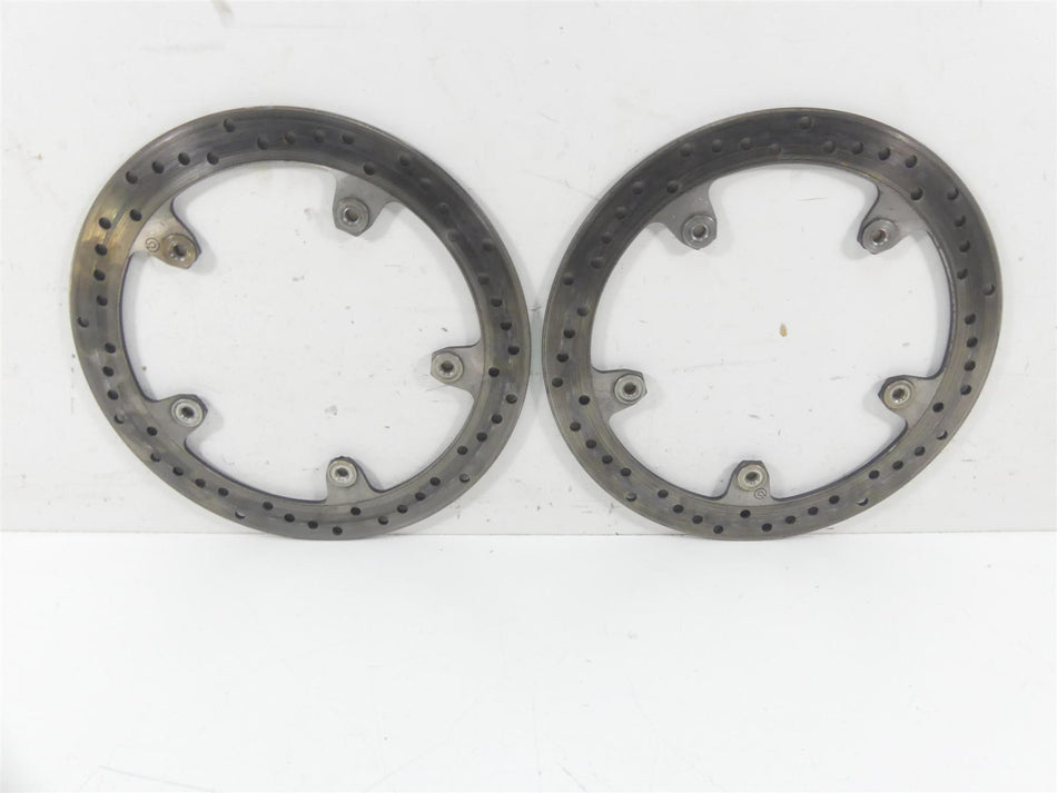 2012 BMW S1000RR K46 Front Brembo Brake Disc Rotor Set 320Mm 34117723493 {{ shop.shopifyCountryName }} - Mototech271