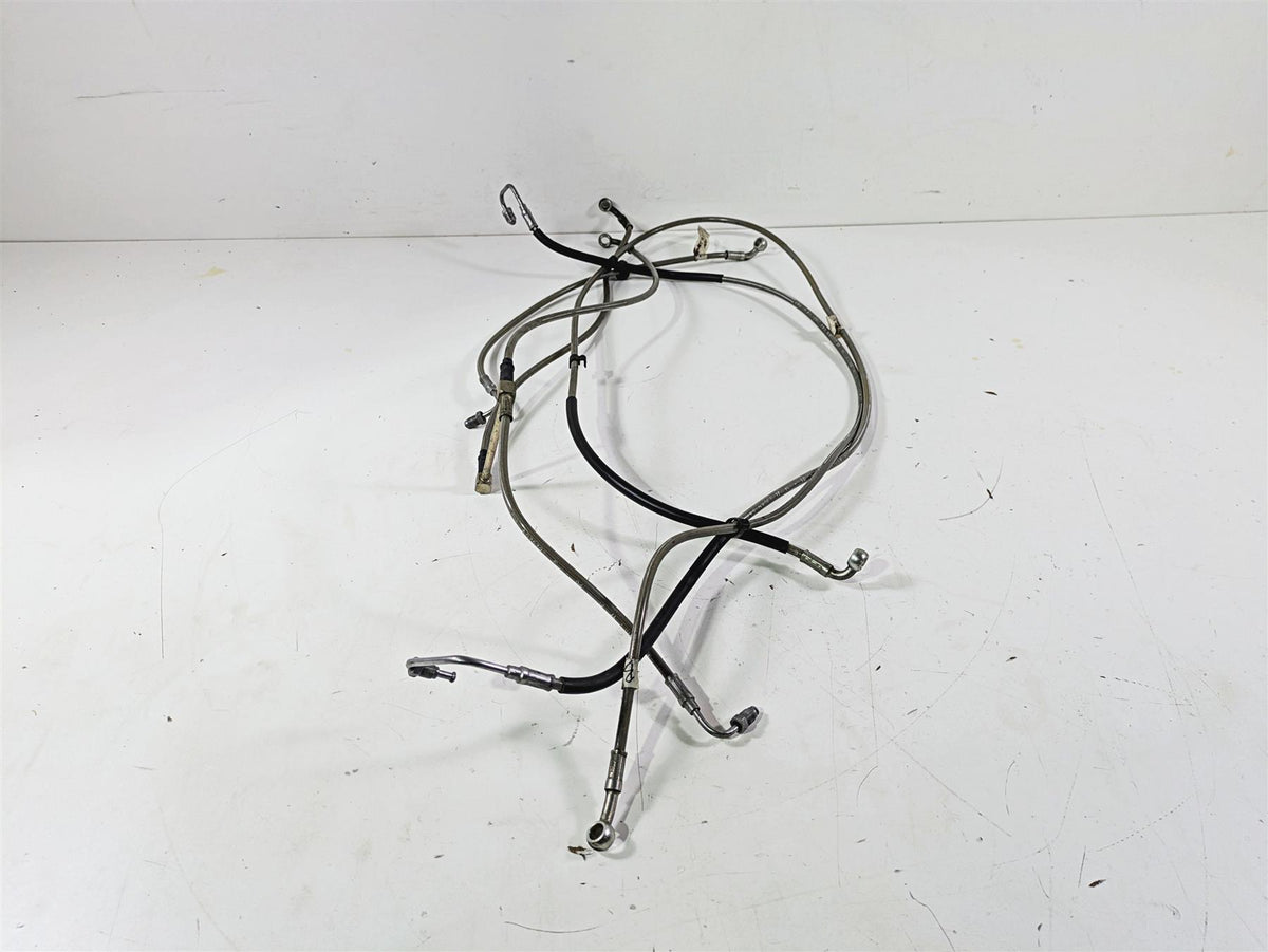 2016 Moto Guzzi Stelvio 1200 8V NTX Abs Brake Line Hose Set 886163 886164 {{ shop.shopifyCountryName }} - Mototech271