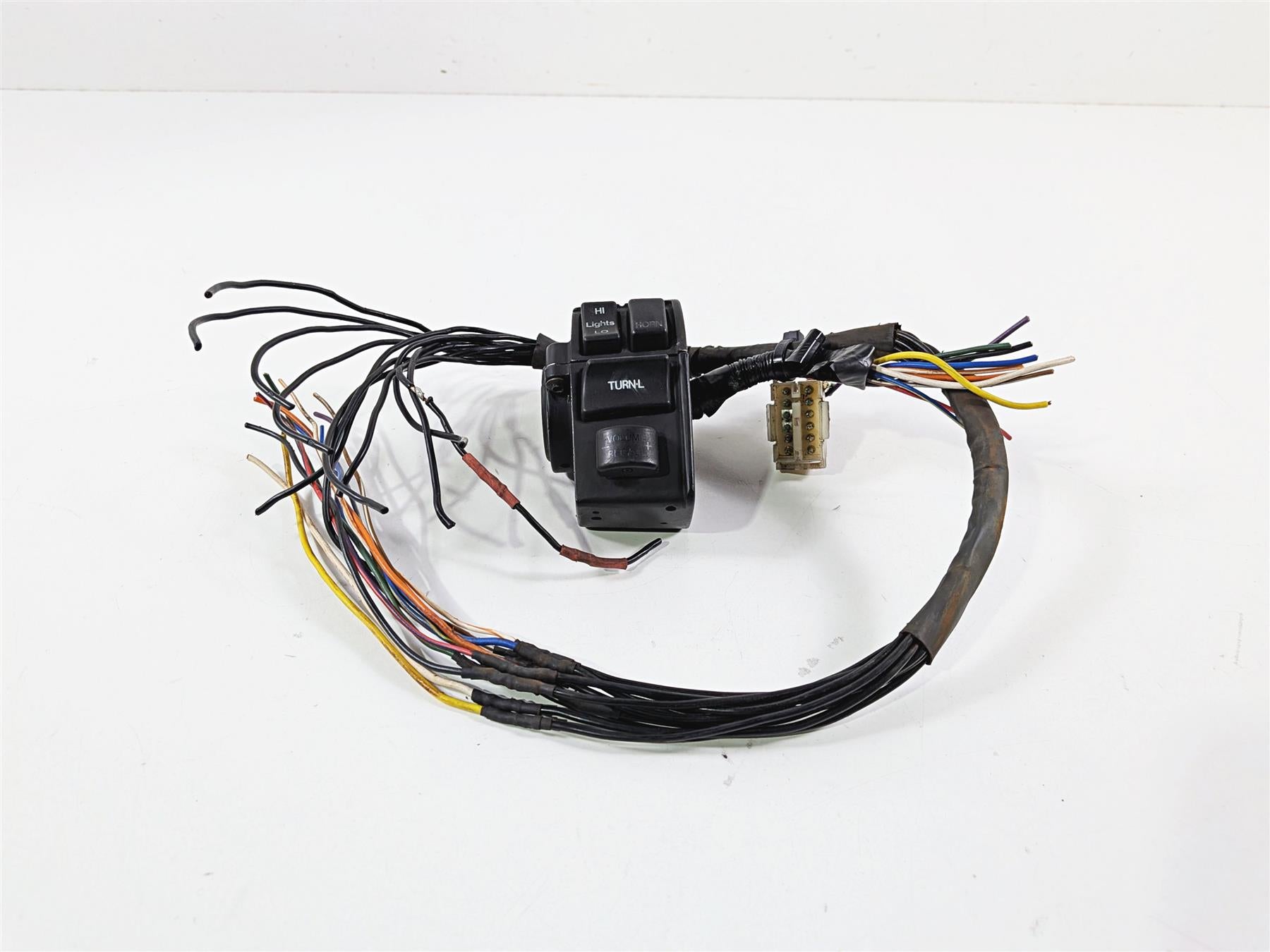 1990 Harley Touring FLHTC Electra Glide Left Hand Control Switch 71597-92 {{ shop.shopifyCountryName }} - Mototech271