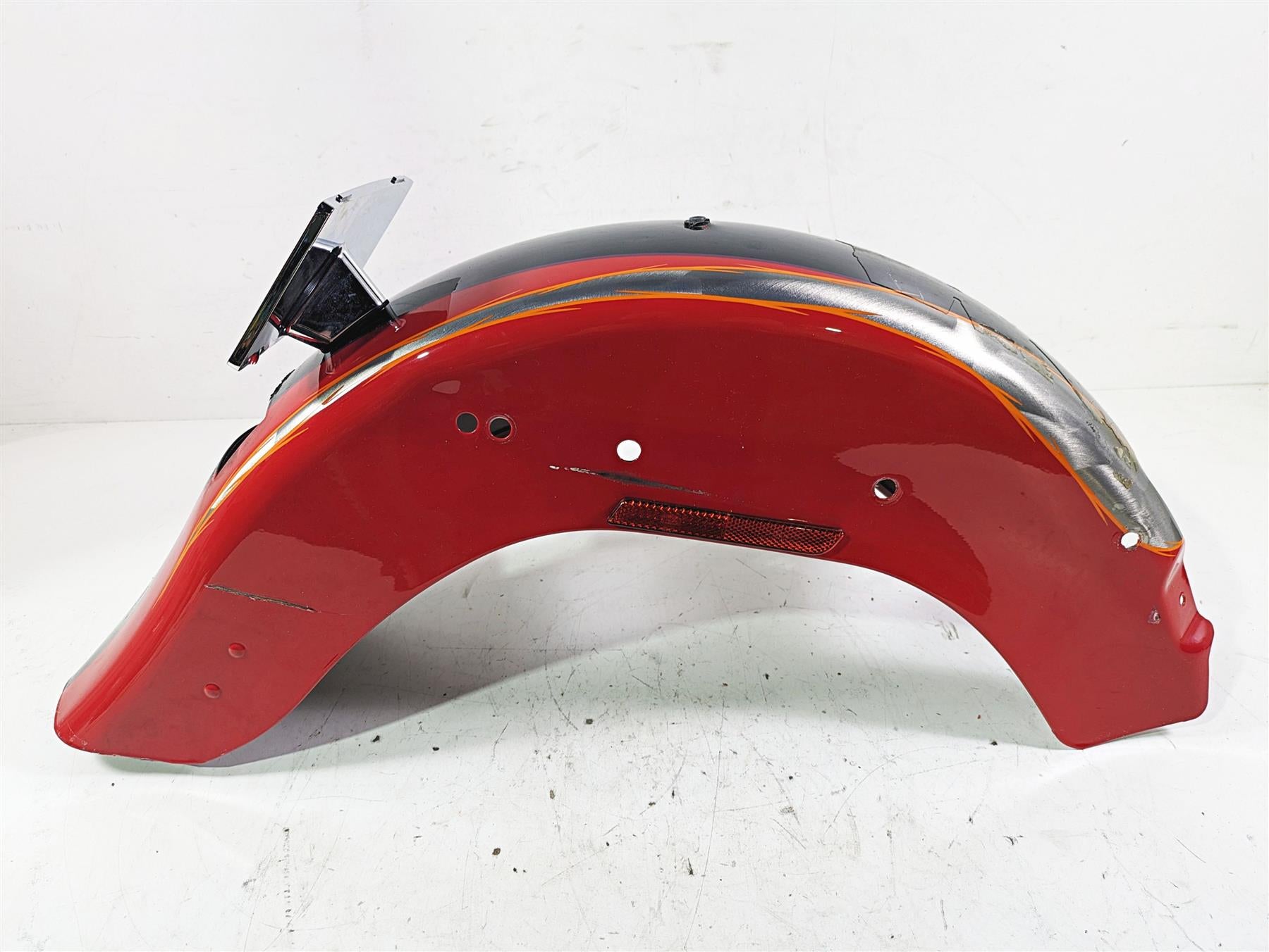 2005 Harley Softail FLSTFSE CVO Fat Boy Rear Fender Electric Cherry 59631-05 {{ shop.shopifyCountryName }} - Mototech271