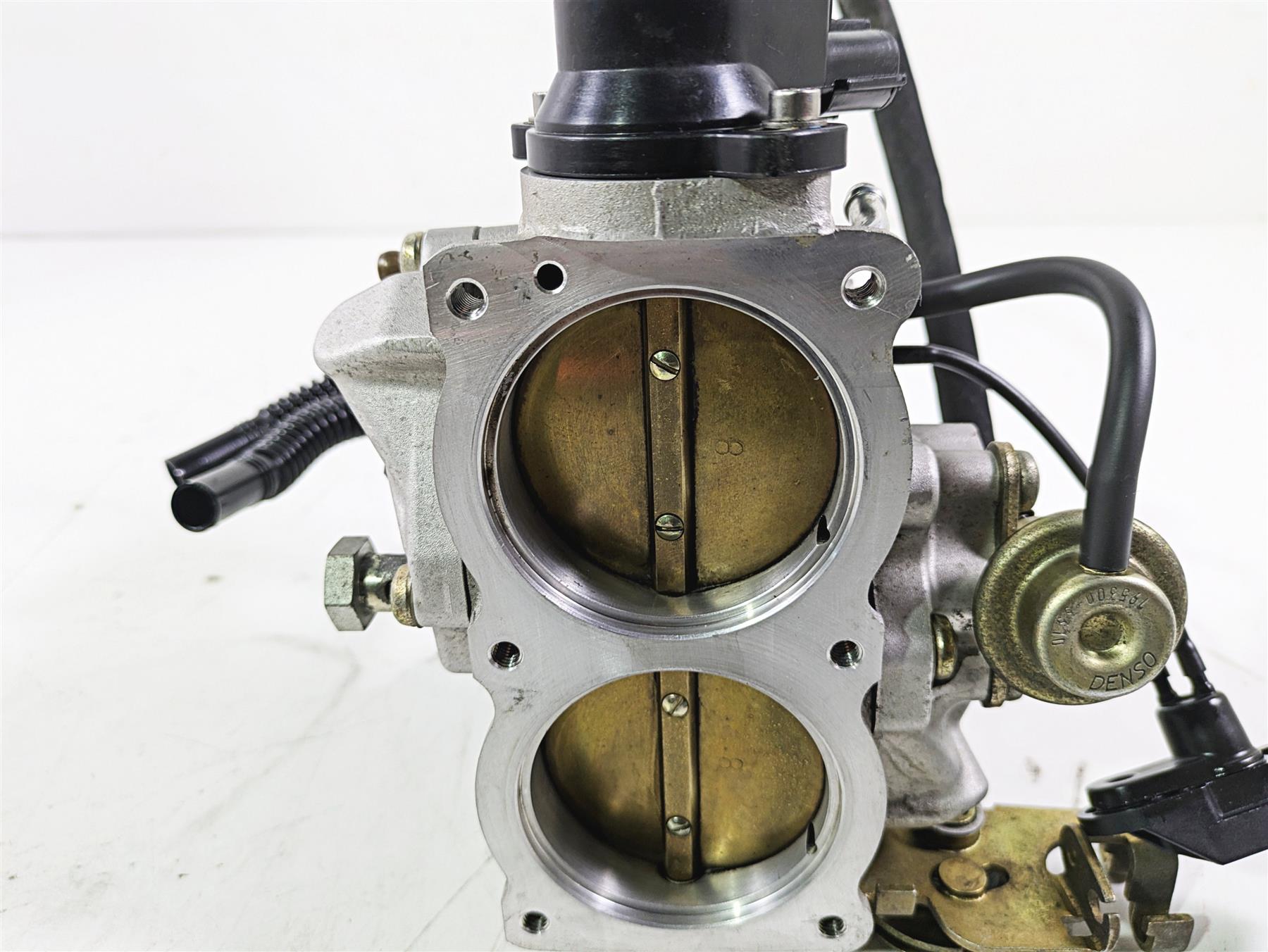 2008 Aprilia RSVR 1000 Factory Throttle Bodies Body Set AP0296970 {{ shop.shopifyCountryName }} - Mototech271