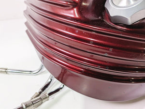 2008 Harley FXCWC Softail Rocker Oil Tank Reservoir Deep Red Pearl 62547-08