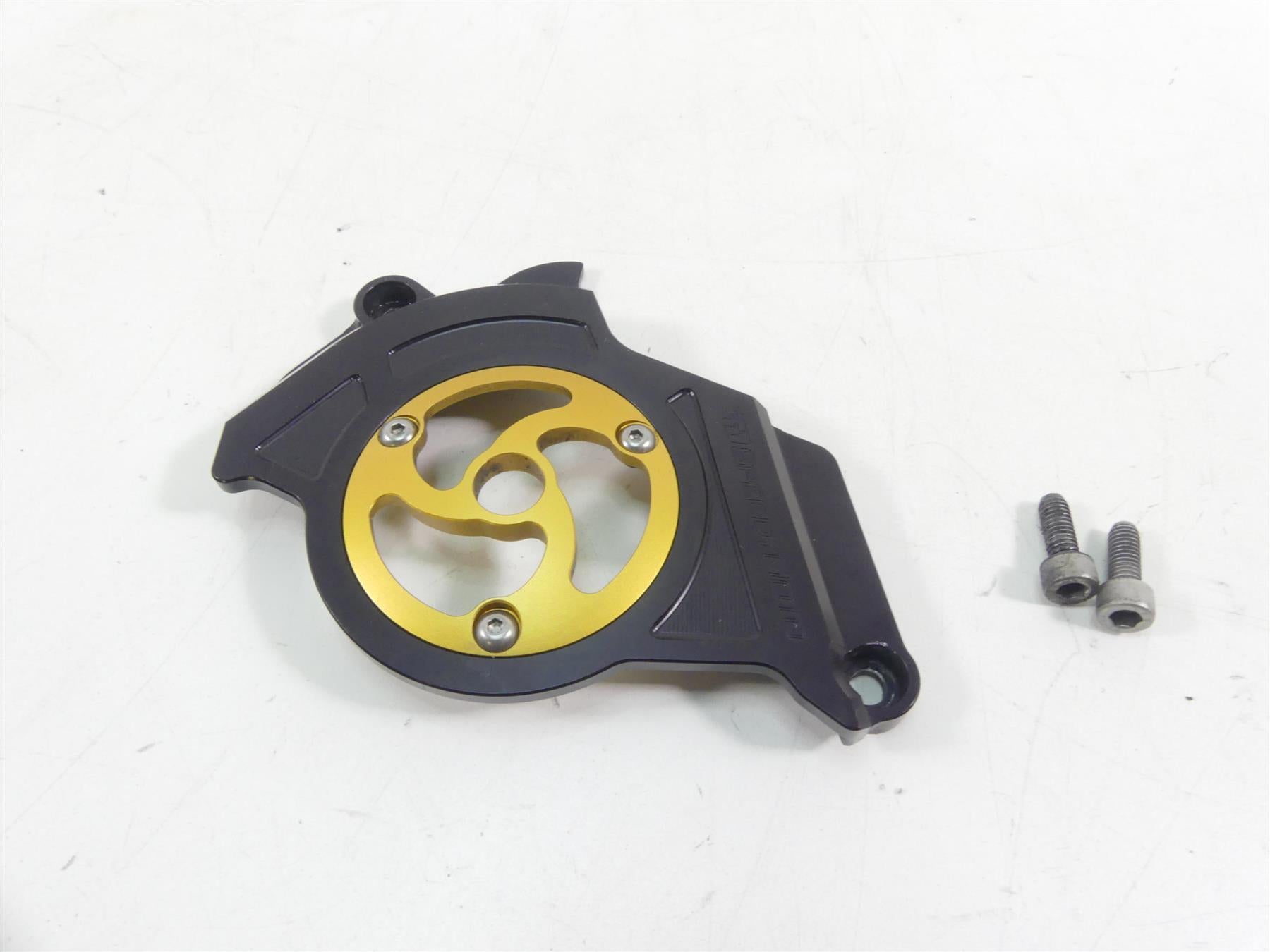 2009 Ducati Monster 1100 S Speedymoto Sprocket Cover Black / Gold 12-0202 {{ shop.shopifyCountryName }} - Mototech271