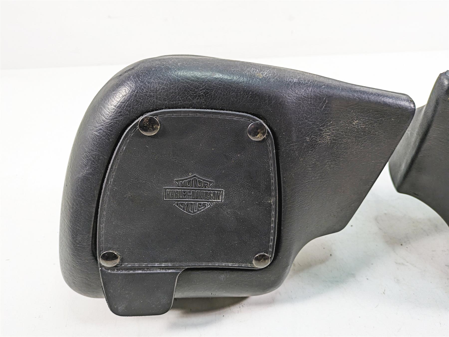 1999 Harley Touring FLHTC Electra Glide Leg Fairing Storage Box Set 58683-89B {{ shop.shopifyCountryName }} - Mototech271