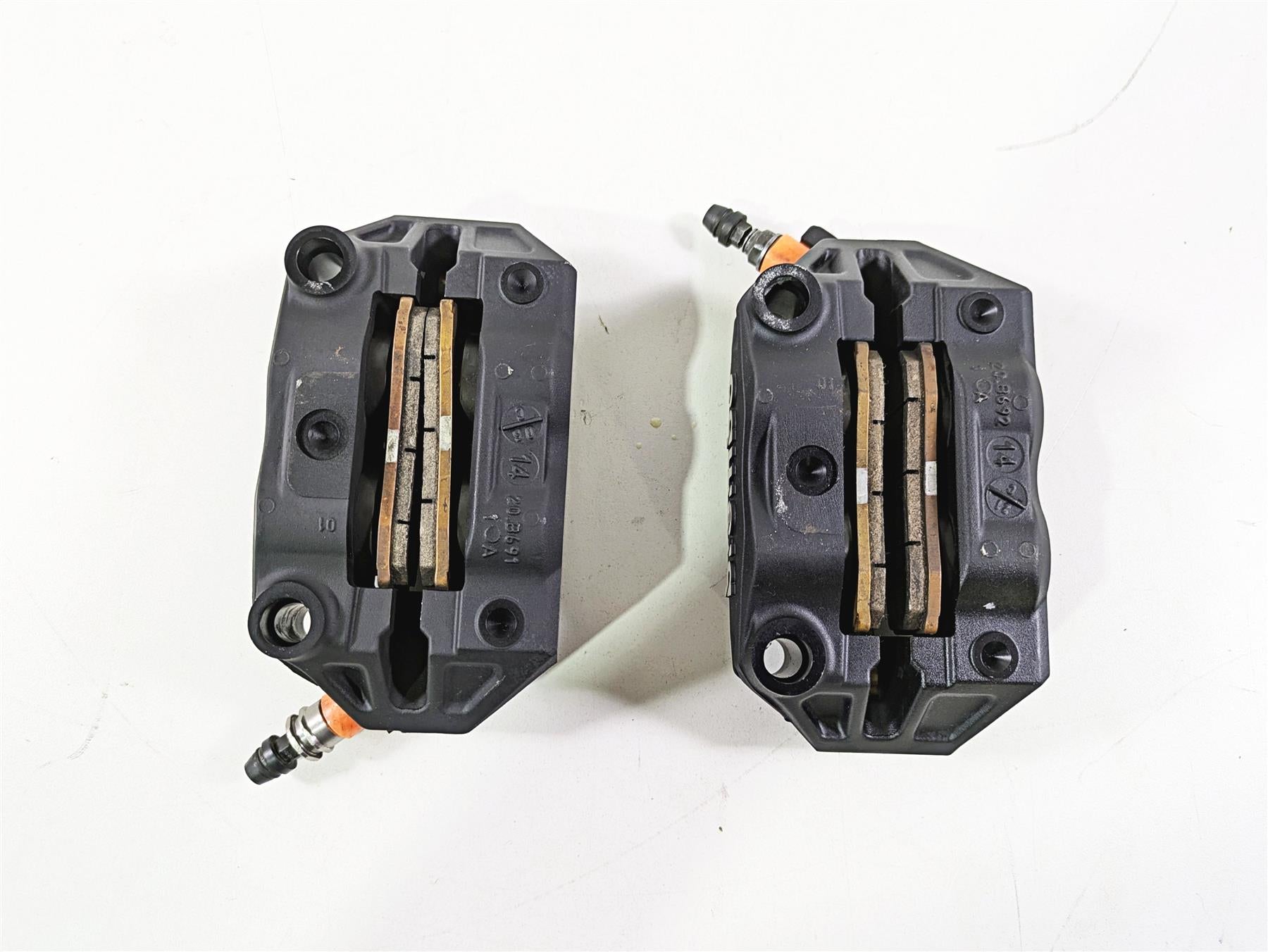 2014 BMW R nine T R9T K21 Front Brake Caliper Set 100mm Brembo 34118535162 {{ shop.shopifyCountryName }} - Mototech271