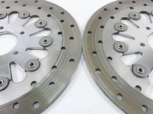 2009 Harley FLHTCU SE4 CVO E-Glide Sunstar Front Brake Discs Rotor Set 44943-08 | Mototech271