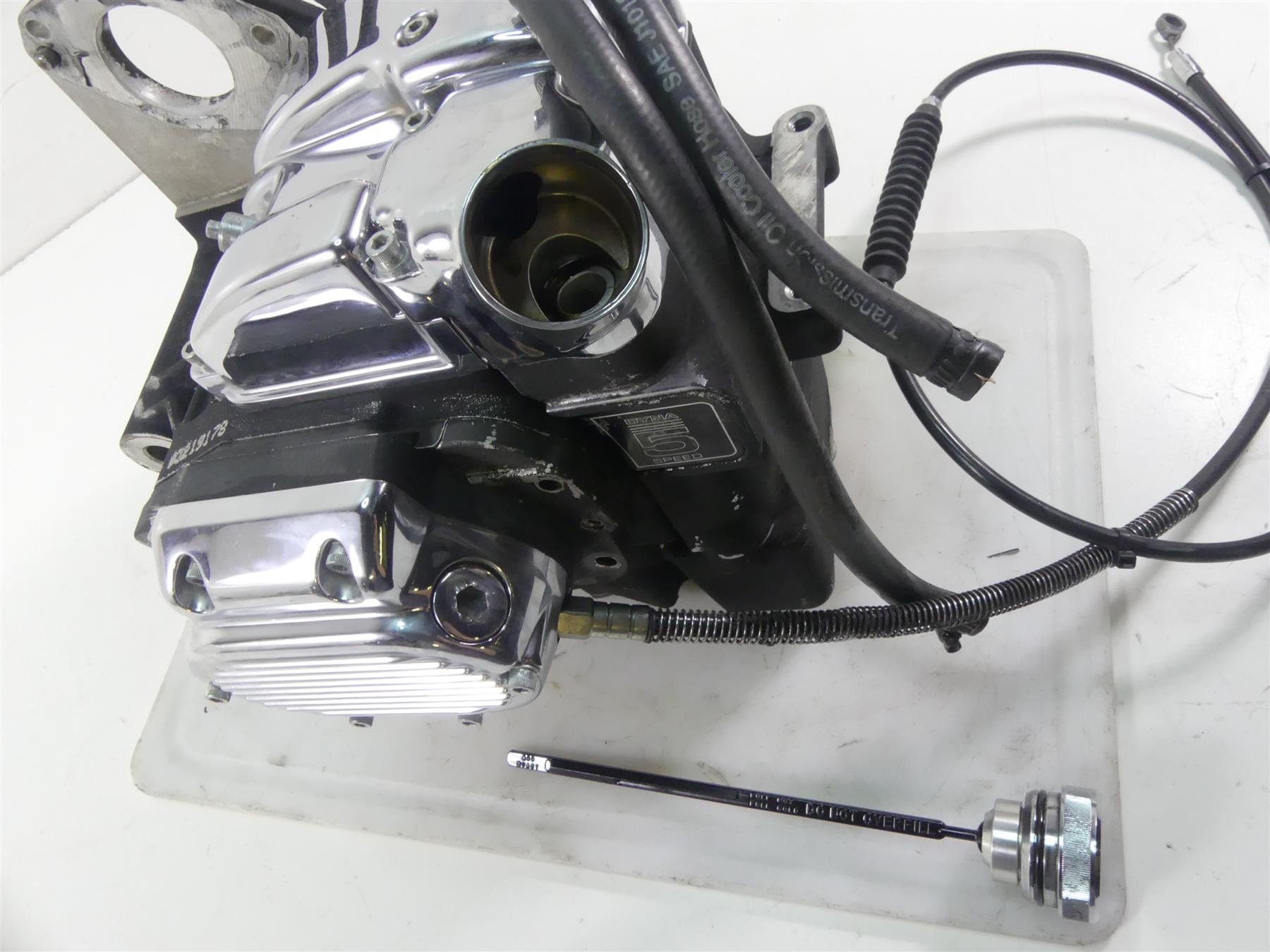 1993 Harley Dyna FXDL Low Rider 5 Speed Transmission Gear Box 49K 33038-93 {{ shop.shopifyCountryName }} - Mototech271
