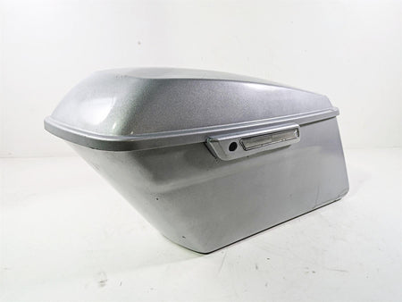 2010 Harley Touring FLHX Street Glide Left Saddlebag Saddle Bag Silver 90753-93 {{ shop.shopifyCountryName }} - Mototech271