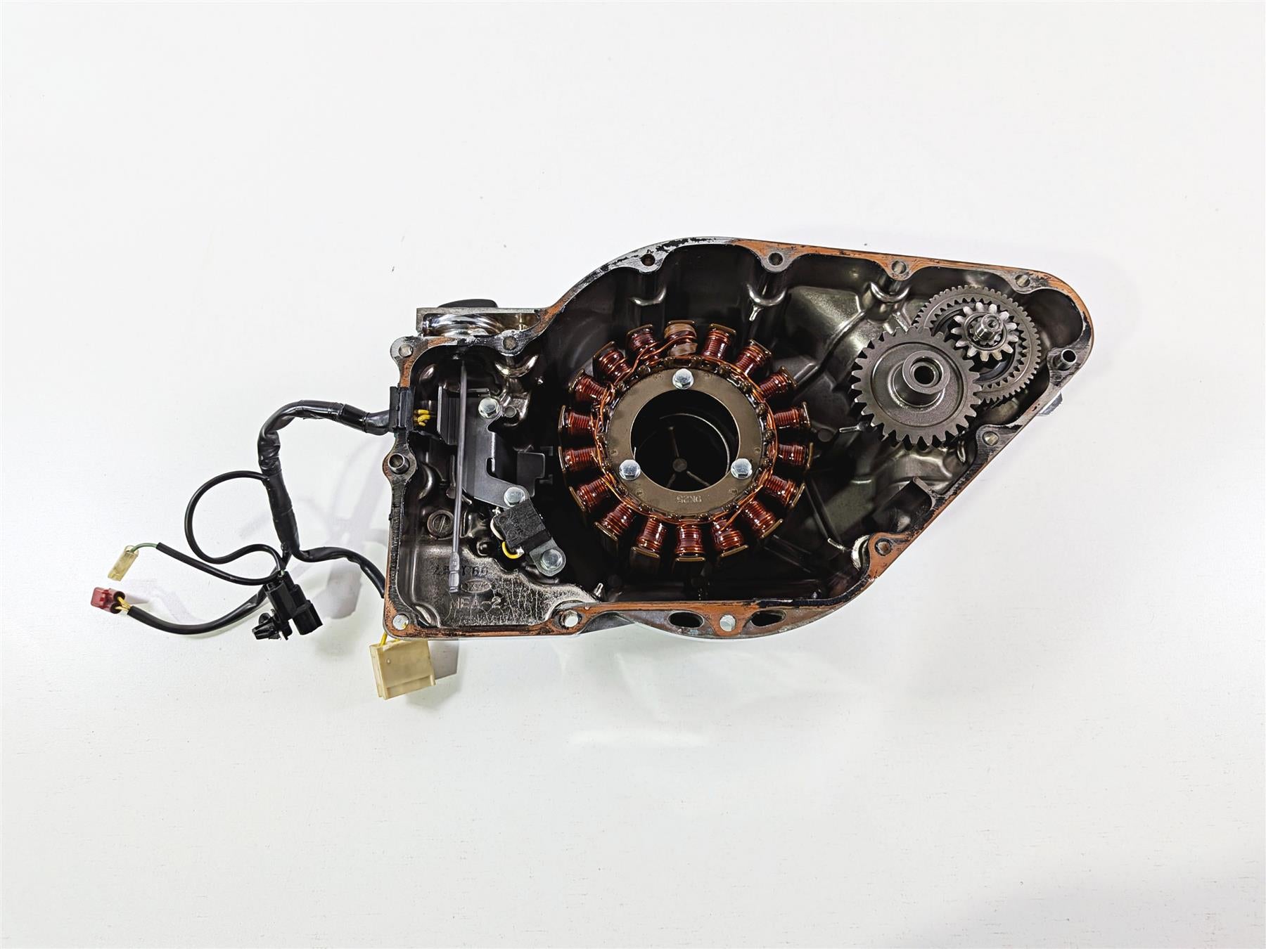 2010 Honda VT1300 CR Stateline Stator Alternator & Chrome Cover 31120-MFR-671 {{ shop.shopifyCountryName }} - Mototech271