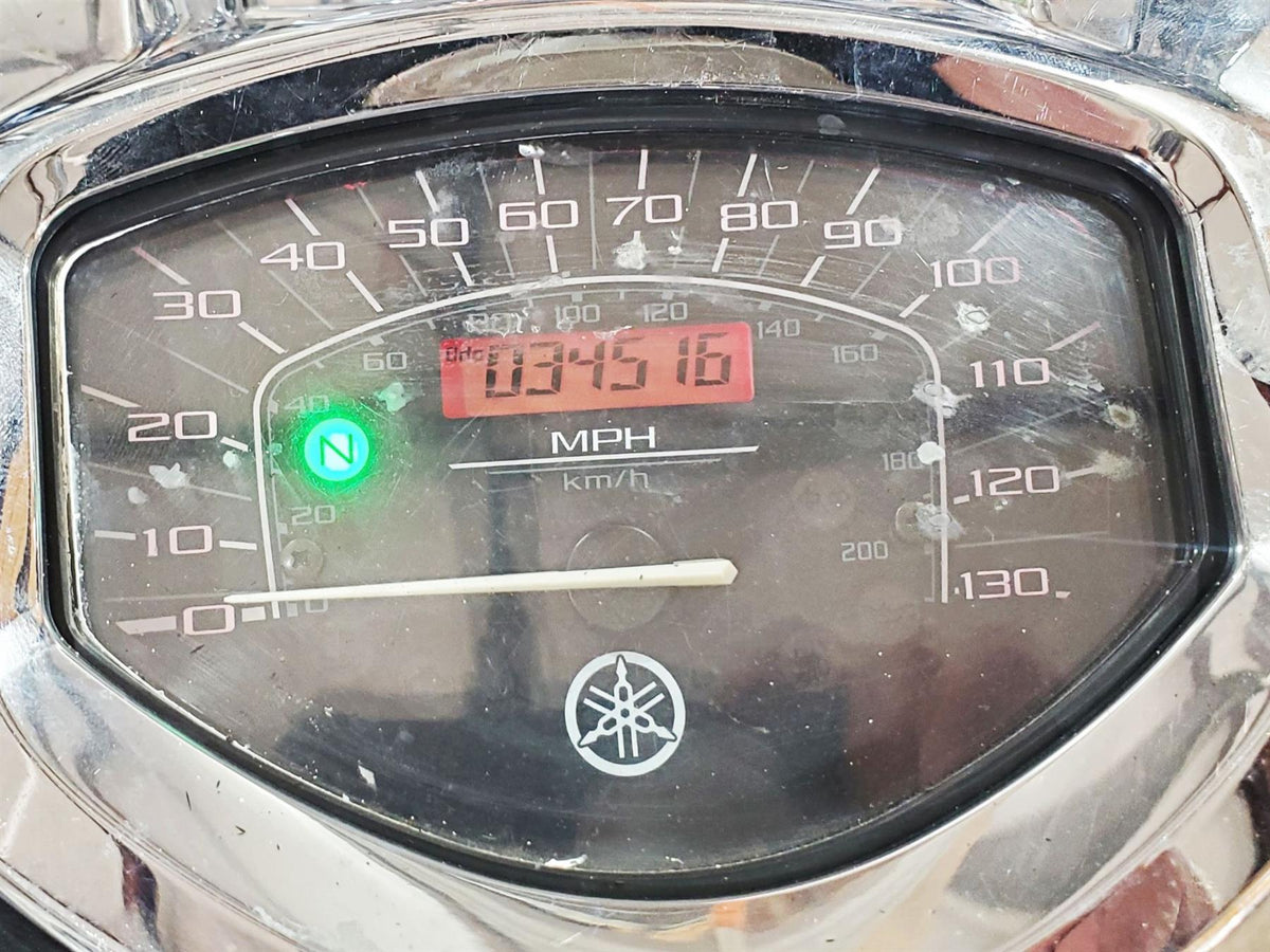 2007 Yamaha XVS1300 V-Star Tour Speedometer Gauge Instrument 34k 3D8-83500-02-00 {{ shop.shopifyCountryName }} - Mototech271