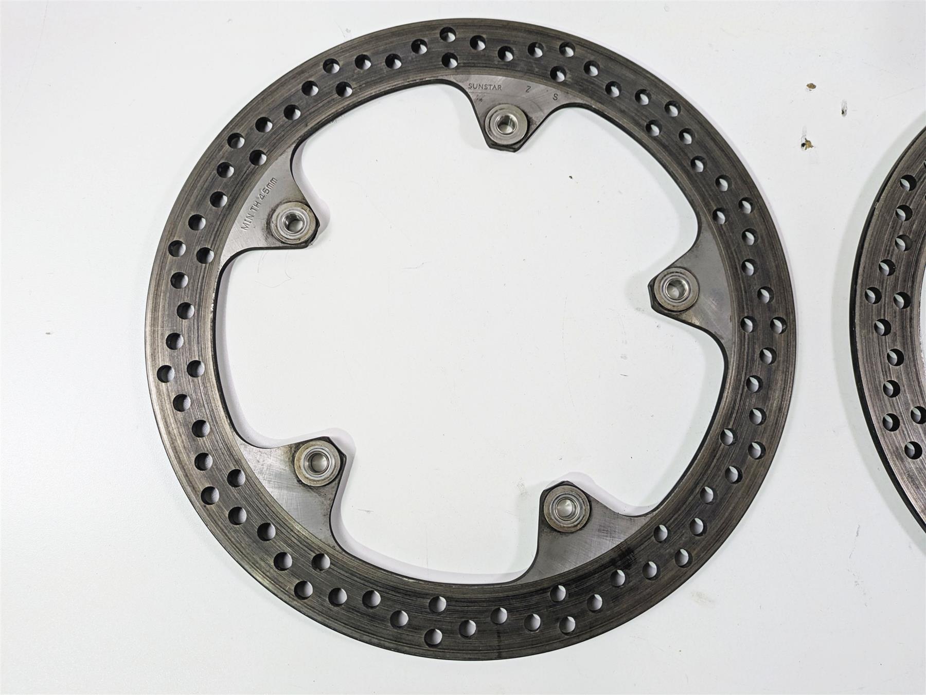 2014 BMW K1600 GTL K48 Front Brake Rotor Disc Set 320mm 34117701456 {{ shop.shopifyCountryName }} - Mototech271