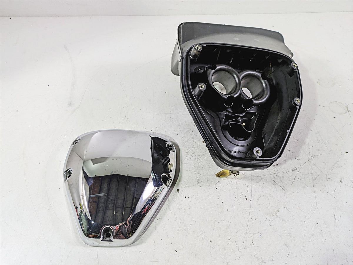 2002 Honda VTX1800 Retro Air Cleaner Breather Box & Cover 17221-MCH-000 {{ shop.shopifyCountryName }} - Mototech271