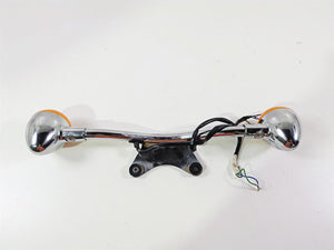 2008 Kawasaki VN1600 Vulcan Nomad Front Blinker & Mount Bracket Set 23051-0001