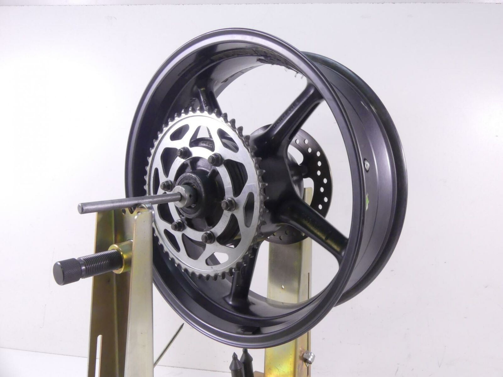 2009 Triumph Street Triple 675R Straight Rear 5 Spoke Wheel Rim 17x5.5 T2010842 {{ shop.shopifyCountryName }} - Mototech271