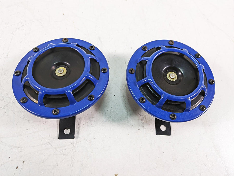 2018 Yamaha YXZ1000R EPS SS Horn with Blue Covers Set 12V {{ shop.shopifyCountryName }} - Mototech271